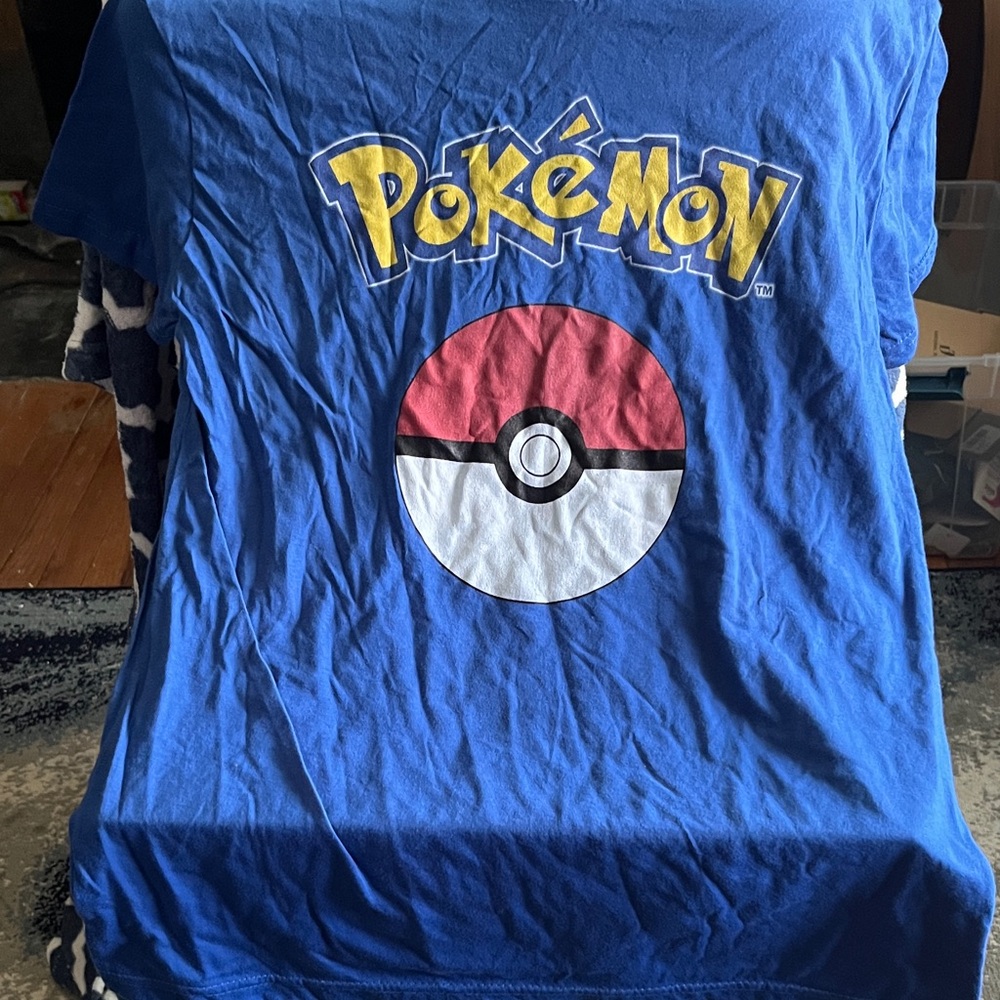 Pokémon Blue Kids Short Sleeve Tee
